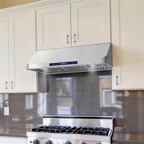 stainless steel under cabinet hood|ducted stove hoods under cabinet.